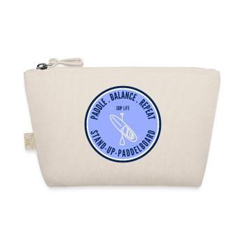 SUP Life – Badge de paddleboard debout en bleu - Trousse biologique - nature - Devant