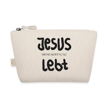 Jesus Meine Hoffnung Lebt - Bio-Täschchen - Natur - Vorne