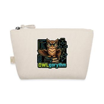OWLgorythm – Coding-Eule - Bio-Täschchen - Natur - Vorne