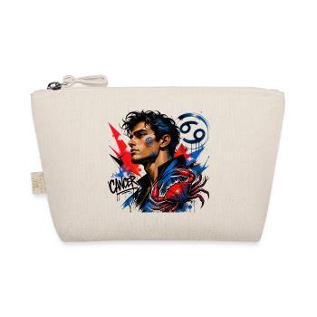 Cancer Man – Astrology Gift - Organic Pouch - nature - Front
