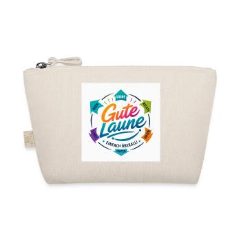 Gute Laune Kreis Farbig Positiv - Bio-Täschchen - Natur - Vorne
