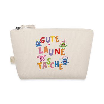 Gute Laune Monster Tasche - Bio-Täschchen - Natur - Vorne