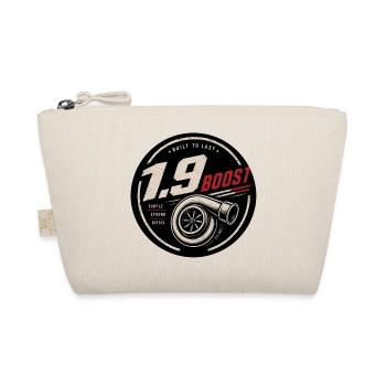 Turbo 1.9 Boost Diesel Badge - Bio-Täschchen - Natur - Vorne