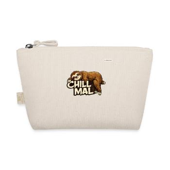 Chill Mal Sloth Illustration - Bio-Täschchen - Natur - Vorne