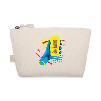 Neon Exclamation Gadget - Organic Pouch - nature - Front