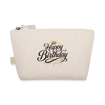 Happy Birthday - Bio-Täschchen - Natur - Vorne