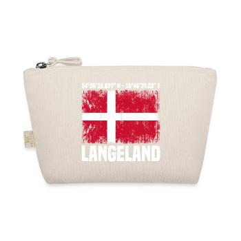 Langeland Koordinaten - Bio-Täschchen - Natur - Vorne