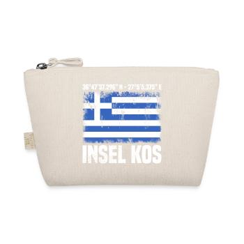 Insel Kos Koordinaten - Bio-Täschchen - Natur - Vorne