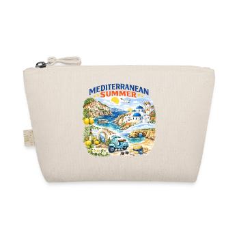 Mittelmeer-Sommer-Mosaik - Bio-Täschchen - Natur - Vorne