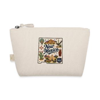 New Mexico Land of Enchantment Vintage-Aufkleber - Bio-Täschchen - Natur - Vorne
