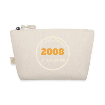 Vintage 2008 Original Limited Edition 18. Geburtst - Bio-Täschchen - Natur - Vorne