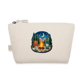 Nachtlager Waldfeuer Patch - Bio-Täschchen - Natur - Vorne