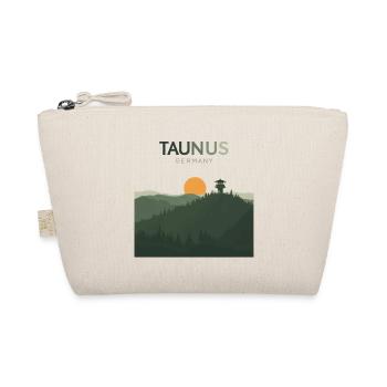 Taunus Germany | Vintage Mountain Poster - Bio-Täschchen - Natur - Vorne
