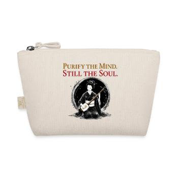 Purify The Mind Still The Soul Geisha Japanese Art - Organic Pouch - nature - Front