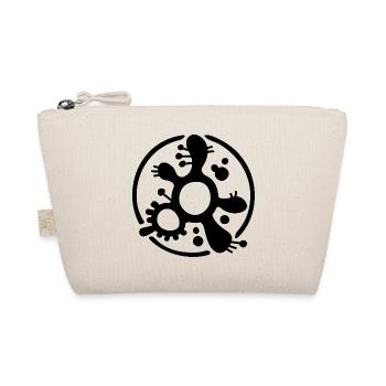 Protozoan Fragment Logo (Black) - Organic Pouch - nature - Front