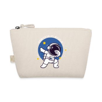 Orbiting In Style Astronaut Dabbing Geschenk - Bio-Täschchen - Natur - Vorne