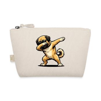 Dabbing Kangal im Comic Stil - Bio-Täschchen - Natur - Vorne