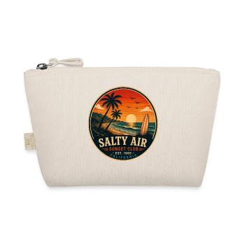 Salty Air Vintage-Küstengrafik - Bio-Täschchen - Natur - Vorne