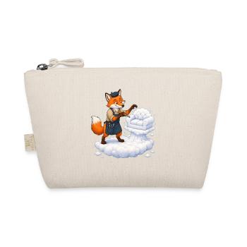 Fuchs Wolkenbildhauer formt weiches Wolkensofa - Bio-Täschchen - Natur - Vorne