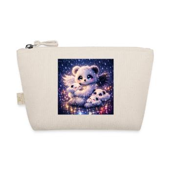Celestial Nephalim Panda with Cloud Babies - Organic Pouch - nature - Front