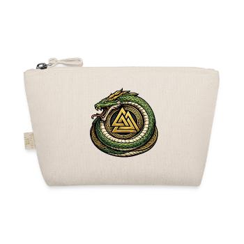 Ouroboros Triangle Logo - Organic Pouch - nature - Front