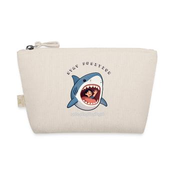 Shark Smile Bleib positiv - Bio-Täschchen - Natur - Vorne