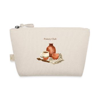 Pottery Club Töpfern Keramik Cozy - Organic Pouch - nature - Front