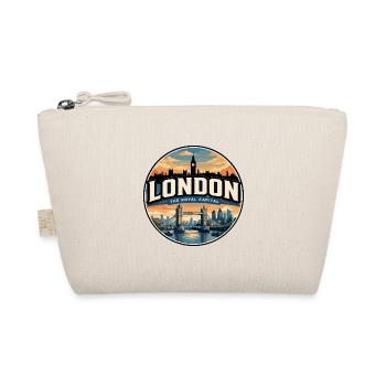 London Tower Bridge Royal Capital Badge - Bio-Täschchen - Natur - Vorne