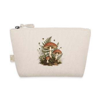Cottagecore Mushroom Botanical Vintage - Bio-Täschchen - Natur - Vorne