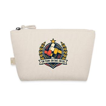 One team, one beat, one goal, team spirit - Organic Pouch - nature - Front