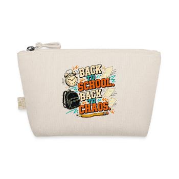 Back to School – Back to Chaos - Bio-Täschchen - Natur - Vorne