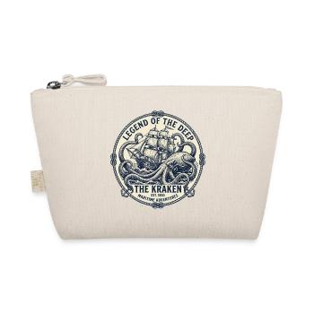 Vintage Kraken Sea Monster Emblem Maritime Ship - Bio-Täschchen - Natur - Vorne