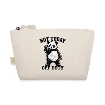 Not Today Off Duty Panda - Bio-Täschchen - Natur - Vorne
