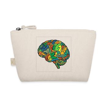 Kaleidoscope Brain Pattern - Organic Pouch - nature - Front