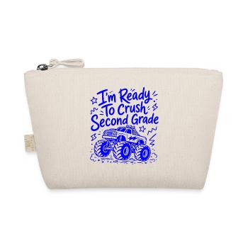I'm Ready to Crush Second Grade - Monster-Truck - Organic Pouch - nature - Front