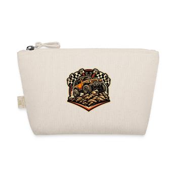 Offroad Jeep Rockcrawl Badge - Organic Pouch - nature - Front