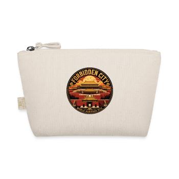 Forbidden City Beijing Vintage Badge - Organic Pouch - nature - Front