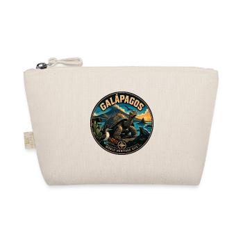 Galapagosinseln Vintage Wildtierabzeichen - Bio-Täschchen - Natur - Vorne