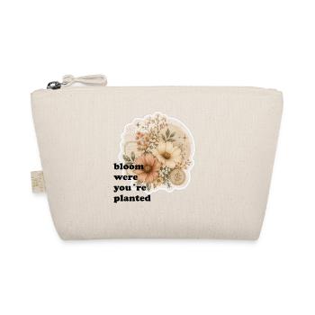 Blumenzeit Vintage Bouquet - Bio-Täschchen - Natur - Vorne