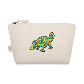 Mosaic Platypus Rainbow Style - Organic Pouch - nature - Front