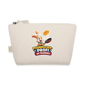 Hase Pfannkuchen Profi im Training Koch Motiv - Bio-Täschchen - Natur - Vorne