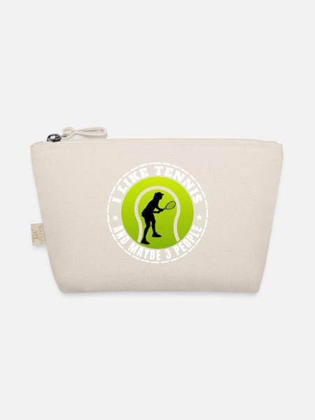 J’AIME LE TENNIS ET PEUT-ÊTRE TROIS PERSONNES - Trousse biologique - nature