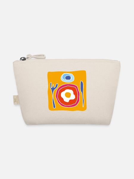 Colorful Fried Egg – Pop Illustration - Organic Pouch - nature