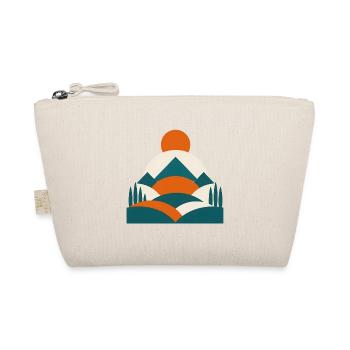 Minimalist Geo Landscape Design - Organic Pouch - nature - Front