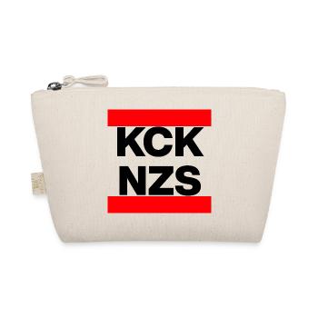 KCK NZS! STATEMENT AGAINST NEO-NAZIS, NEVER AGAIN - Organic Pouch - nature - Front