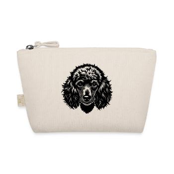 Poodle Dog Head - Organic Pouch - nature - Front