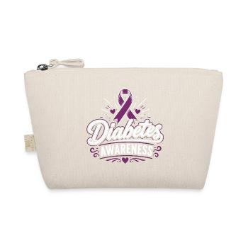diabetes awareness - Organic Pouch - nature - Front