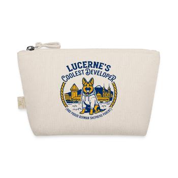 Lucerne Developer German Shepherd Parent Novelty - Organic Pouch - nature - Front