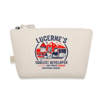 Lucerne Journalist Proud Dachshund Parent Apparel - Organic Pouch - nature - Front