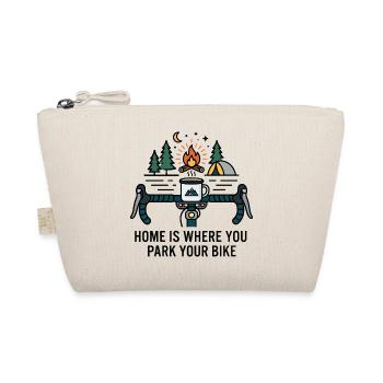 Home Is Where You Park Your Bike Camping Mug - Organic Pouch - nature - Front